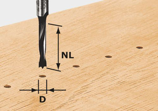 Picture of Dowel Drill Bit HW S8 D8/30 Z