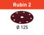 Picture of Abrasive sheet Rubin 2 STF D125/8 P120 RU2/10
